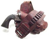 NICE OKLAHOMA SHIPPED COLT BISLEY REVOLVER from COLLECTING TEXAS – NICE GUN RIG INCLUDED - 1 of 24