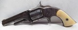 ANTIQUE ENGRAVED SMITH & WESSON MODEL 1-1/2 OLD MODEL REVOLVER with IVORY GRIPS from COLLECTING TEXAS - 1 of 15