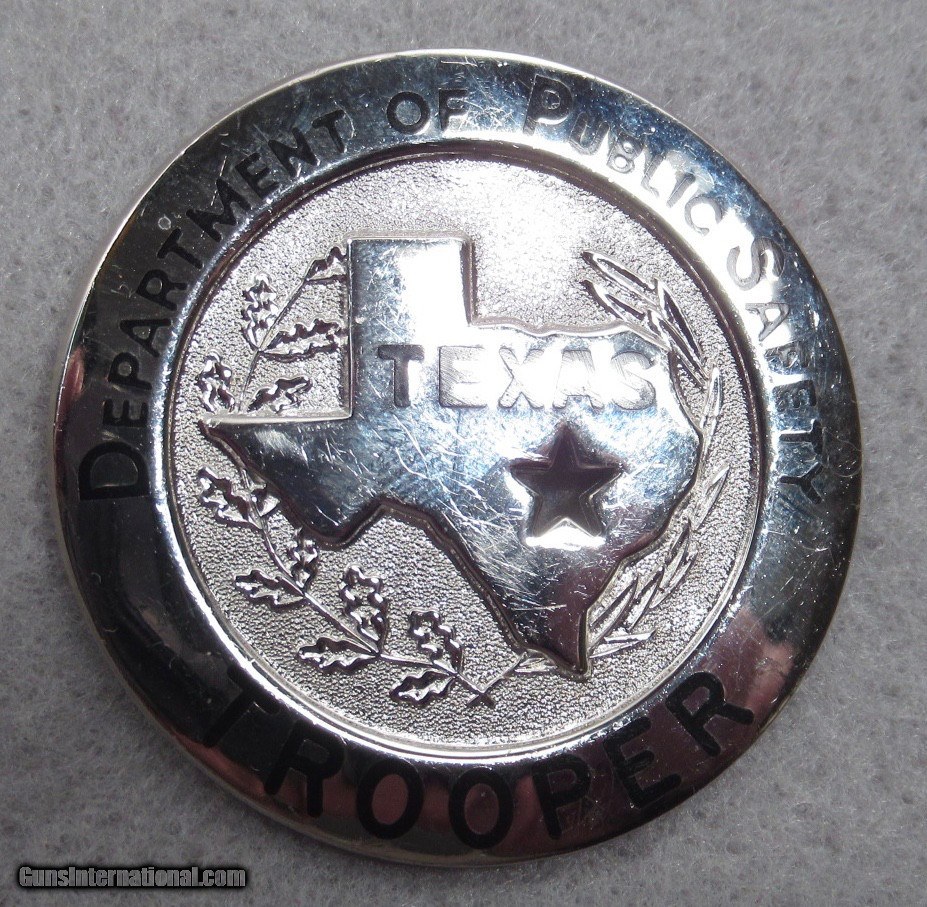 GROUP of 6 TEXAS DEPT. of PUBLIC SAFETY BADGES from COLLECTING TEXAS ...