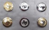 GROUP of 6 TEXAS DEPT. of PUBLIC SAFETY BADGES from COLLECTING TEXAS – GLASS DISPLAY CASE INCLUDED - 1 of 20