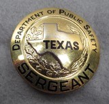 GROUP of 6 TEXAS DEPT. of PUBLIC SAFETY BADGES from COLLECTING TEXAS – GLASS DISPLAY CASE INCLUDED - 11 of 20