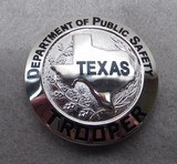 GROUP of 6 TEXAS DEPT. of PUBLIC SAFETY BADGES from COLLECTING TEXAS – GLASS DISPLAY CASE INCLUDED - 8 of 20