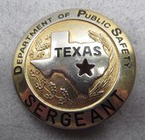 GROUP of 6 TEXAS DEPT. of PUBLIC SAFETY BADGES from COLLECTING TEXAS – GLASS DISPLAY CASE INCLUDED - 17 of 20