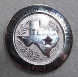 GROUP of 6 TEXAS DEPT. of PUBLIC SAFETY BADGES from COLLECTING TEXAS – GLASS DISPLAY CASE INCLUDED - 14 of 20