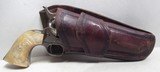 S.D. MYRES of EL PASO, TEXAS MADE SINGLE-LOOP HOLSTER from COLLECTING TEXAS – MADE for 4 3/4” COLT S.A.A. REVOLVER