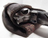 NICE TOOLED JOCKSTRAP HOLSTER from COLLECTING TEXAS – MADE for 5 1/2” BARREL COLT S.A.A. REVOLVER by S.D. MYRES of EL PASO, TEXAS - 6 of 8