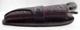NICE TOOLED JOCKSTRAP HOLSTER from COLLECTING TEXAS – MADE for 5 1/2” BARREL COLT S.A.A. REVOLVER by S.D. MYRES of EL PASO, TEXAS - 7 of 8