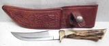 GROUP of 6 STAG HANDLE KNIVES from COLLECTING TEXAS - 22 of 24