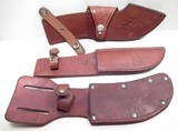 LOT of 23 KNIFE SHEATHS from COLLECTING TEXAS – 1970’s S&W FIXED BLADE, COLT SKINNER, CASE, KA-BAR, SPEAR, BUCK, STELZIG, ETC. - 7 of 16