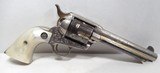 FINE FACTORY ENGRAVED 110 YEAR-OLD COLT S.A.A. REVOLVER from COLLECTING TEXAS – NICKEL with GOLD TRIM – SHIPPED to H&D FOLSOM ARMS Co. in 1912 - 7 of 21