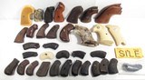 34 PAIR and 25 SINGLE GRIPS for a VARIETY of PISTOLS/REVOLVERS – MULTIPLE FRANZITE GRIP PAIRS INCLUDED from COLLECTING TEXAS - 1 of 15