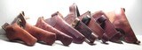 GROUP of 8 OLD SHOULDER HOLSTERS from COLLECTING TEXAS - 1 of 25