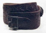GROUP of 13 TOTAL BELTS and BUSCADEROS from COLLECTING TEXAS – H.H. HEISER, A.E. NELSON, RED MUELLER, COLORADO SADDLERY, GEO. LAWRENCE, ETC. - 19 of 25
