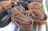 GROUP of 32 CARTRIDGE BELTS from COLLECTING TEXAS – MULTIPLE SIZES, CALIBERS, and MAKERS – MARKED and UNMARKED - 6 of 22