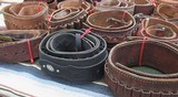 GROUP of 32 CARTRIDGE BELTS from COLLECTING TEXAS – MULTIPLE SIZES, CALIBERS, and MAKERS – MARKED and UNMARKED - 8 of 22