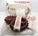 GROUP of 32 CARTRIDGE BELTS from COLLECTING TEXAS – MULTIPLE SIZES, CALIBERS, and MAKERS – MARKED and UNMARKED - 22 of 22