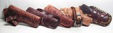 4 HOLSTERS and ONE GUN RIG from COLLECTING TEXAS – MAKERS: S.D. MYRES, EL PASO - H.H. HEISER, DENVER - COLORADO SADDLERY, DENVER - ETC. - 1 of 16