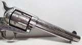 FINE FACTORY ENGRAVED COLT S.A.A. 45 REVOLVER from COLLECTING TEXAS – HELFRICHT ERA – MADE 1904 – TEXAS GUN - 3 of 17