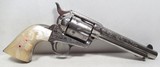 FINE FACTORY ENGRAVED COLT S.A.A. 45 REVOLVER from COLLECTING TEXAS – HELFRICHT ERA – MADE 1904 – TEXAS GUN - 1 of 17