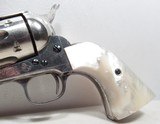 FINE ANTIQUE COLT S.A.A. 44-40 REVOLVER from COLLECTING TEXAS – MADE 1891 – 7 1/2” BARREL – NICKEL FINISH - 5 of 18