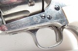 FINE ANTIQUE COLT S.A.A. 44-40 REVOLVER from COLLECTING TEXAS – MADE 1891 – 7 1/2” BARREL – NICKEL FINISH - 6 of 18