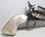 FINE ANTIQUE COLT S.A.A. 44-40 REVOLVER from COLLECTING TEXAS – MADE 1891 – 7 1/2” BARREL – NICKEL FINISH - 2 of 18