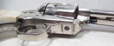 FINE ANTIQUE COLT S.A.A. 44-40 REVOLVER from COLLECTING TEXAS – MADE 1891 – 7 1/2” BARREL – NICKEL FINISH - 15 of 18