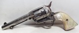 FINE FACTORY ENGRAVED COLT S.A.A. 45 REVOLVER from COLLECTING TEXAS – HELFRICHT ERA – MADE 1904 – TEXAS GUN - 4 of 18