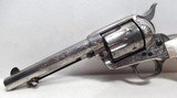 FINE FACTORY ENGRAVED COLT S.A.A. 45 REVOLVER from COLLECTING TEXAS – HELFRICHT ERA – MADE 1904 – TEXAS GUN - 7 of 18