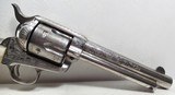 FINE FACTORY ENGRAVED COLT S.A.A. 45 REVOLVER from COLLECTING TEXAS – HELFRICHT ERA – MADE 1904 – TEXAS GUN - 3 of 18