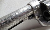 FINE FACTORY ENGRAVED COLT S.A.A. 45 REVOLVER from COLLECTING TEXAS – HELFRICHT ERA – MADE 1904 – TEXAS GUN - 8 of 18