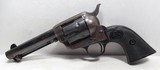 RARE 4 3/4” COLT .45 S.A.A. “W.F. & Co.” FACTORY ENGRAVED REVOLVER from COLLECTING TEXAS – VERY HIGH CONDITION – SURFACED in OKLAHOMA 1992 - 1 of 18