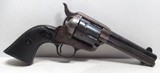 RARE 4 3/4” COLT .45 S.A.A. “W.F. & Co.” FACTORY ENGRAVED REVOLVER from COLLECTING TEXAS – VERY HIGH CONDITION – SURFACED in OKLAHOMA 1992 - 6 of 18