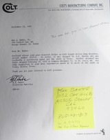 RARE .45 COLT SINGLE ACTION ARMY REVOLVER from COLLECTING TEXAS – BARREL FACTORY ENGRAVED “TEXAS STATE PENT.” – SHIPPED 1910 - 21 of 22