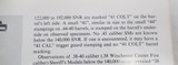 RARE COLT S.A.A. SHERIFF’S MODEL REVOLVER from COLLECTING TEXAS - .41 CALIBER with 3 1/2” BARREL – MADE and SHIPPED in 1899 - 19 of 20