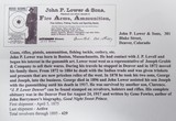 REALLY HIGH CONDITION .38/40 COLT S.A.A. REVOLVER from COLLECTING TEXAS – DENVER, COLORADO SHIPPED to J.P. LOWERS SONS in 1903 - 18 of 19