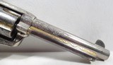 FINE FACTORY ENGRAVED 111 YEAR OLD COLT SAA from COLLECTING TEXAS – NICKEL with GOLD TRIM – SHIPPED to H&D FOLSOM ARMS Co. in 1912 - 10 of 21