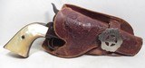REAL TEXAS LAWMAN COLT S.A.A. SHERIFF’S MODEL REVOLVER from COLLECTING TEXAS – SHIPPED 1893 – HOLSTER and BADGE INCLUDED - 17 of 25