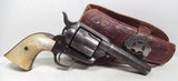 REAL TEXAS LAWMAN COLT S.A.A. SHERIFF’S MODEL REVOLVER from COLLECTING TEXAS – SHIPPED 1893 – HOLSTER and BADGE INCLUDED - 1 of 25