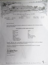 FINE NEW YORK ENGRAVED COLT SINGLE ACTION ARMY REVOLVER from COLLECTING TEXAS – 124 YEARS-OLD – ONE GUN SHIPMENT - 19 of 19