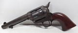 RARE ANTIQUE COLT S.A.A. 45 ELEY CALIBER “SHORT BARREL” LETTERED REVOLVER from COLLECTING TEXAS – ENGRAVED BACKSTRAP - 1 of 20