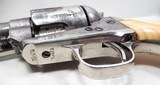 VERY NICE COLT S.A.A. NICKEL .45 REVOLVER from COLLECTING TEXAS – IVORY GRIPS – SHIPPED 1881 – FACTORY LETTER - 14 of 17