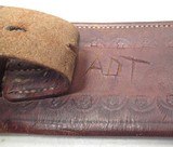 44 LOOP MONEY BELT for .45 CALIBER CARTRIDGE and SPOTTED SINGLE LOOP HOLSTER from COLLECTING TEXAS - 8 of 14