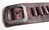 44 LOOP MONEY BELT for .45 CALIBER CARTRIDGE and SPOTTED SINGLE LOOP HOLSTER from COLLECTING TEXAS - 3 of 14