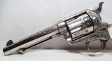 FACTORY ENGRAVED TEXAS SHIPPED COLT S.A.A. REVOLVER from COLLECTING TEXAS – FACTORY LETTER – TEXAS HISTORY – with HOLSTER - 7 of 25
