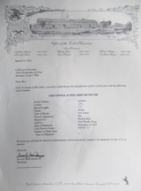 FACTORY ENGRAVED TEXAS SHIPPED COLT S.A.A. REVOLVER from COLLECTING TEXAS – FACTORY LETTER – TEXAS HISTORY – with HOLSTER - 25 of 25