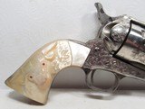 FACTORY ENGRAVED TEXAS SHIPPED COLT S.A.A. REVOLVER from COLLECTING TEXAS – FACTORY LETTER – TEXAS HISTORY – with HOLSTER - 2 of 25