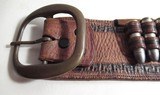 GREAT OLD GUN RIG from COLLECTING TEXAS – 66 LOOP BELT - .38 SPECIAL CALIBER - 2 of 16