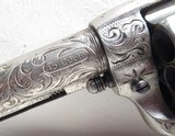 FINE NEW YORK ENGRAVED COLT SINGLE ACTION ARMY REVOLVER from COLLECTING TEXAS – 124 YEARS-OLD – ONE GUN SHIPMENT - 6 of 19
