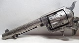 FINE NEW YORK ENGRAVED COLT SINGLE ACTION ARMY REVOLVER from COLLECTING TEXAS – 124 YEARS-OLD – ONE GUN SHIPMENT - 5 of 19
